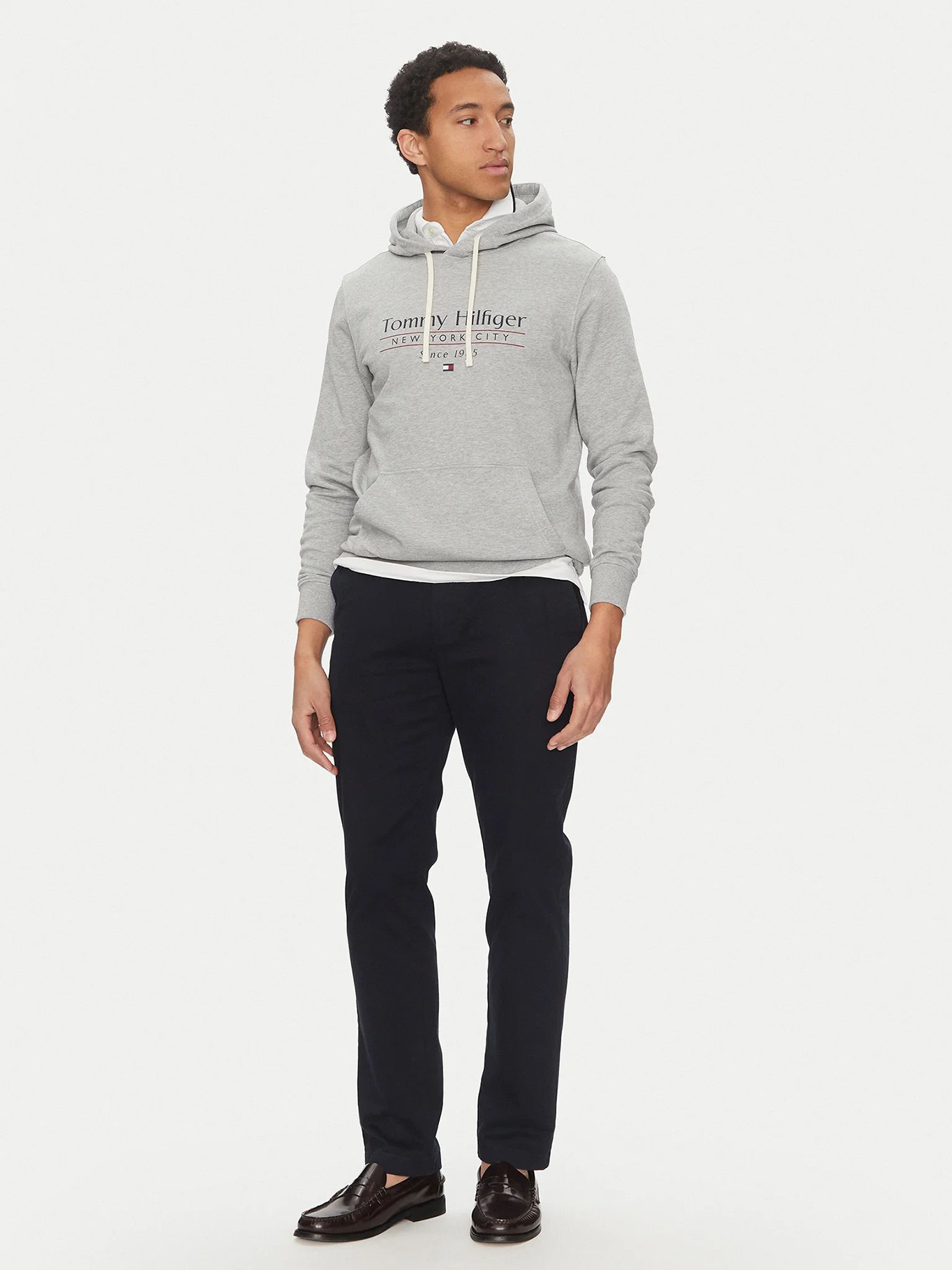 POLERON HOODIE CENTER STACK LOGO - 2
