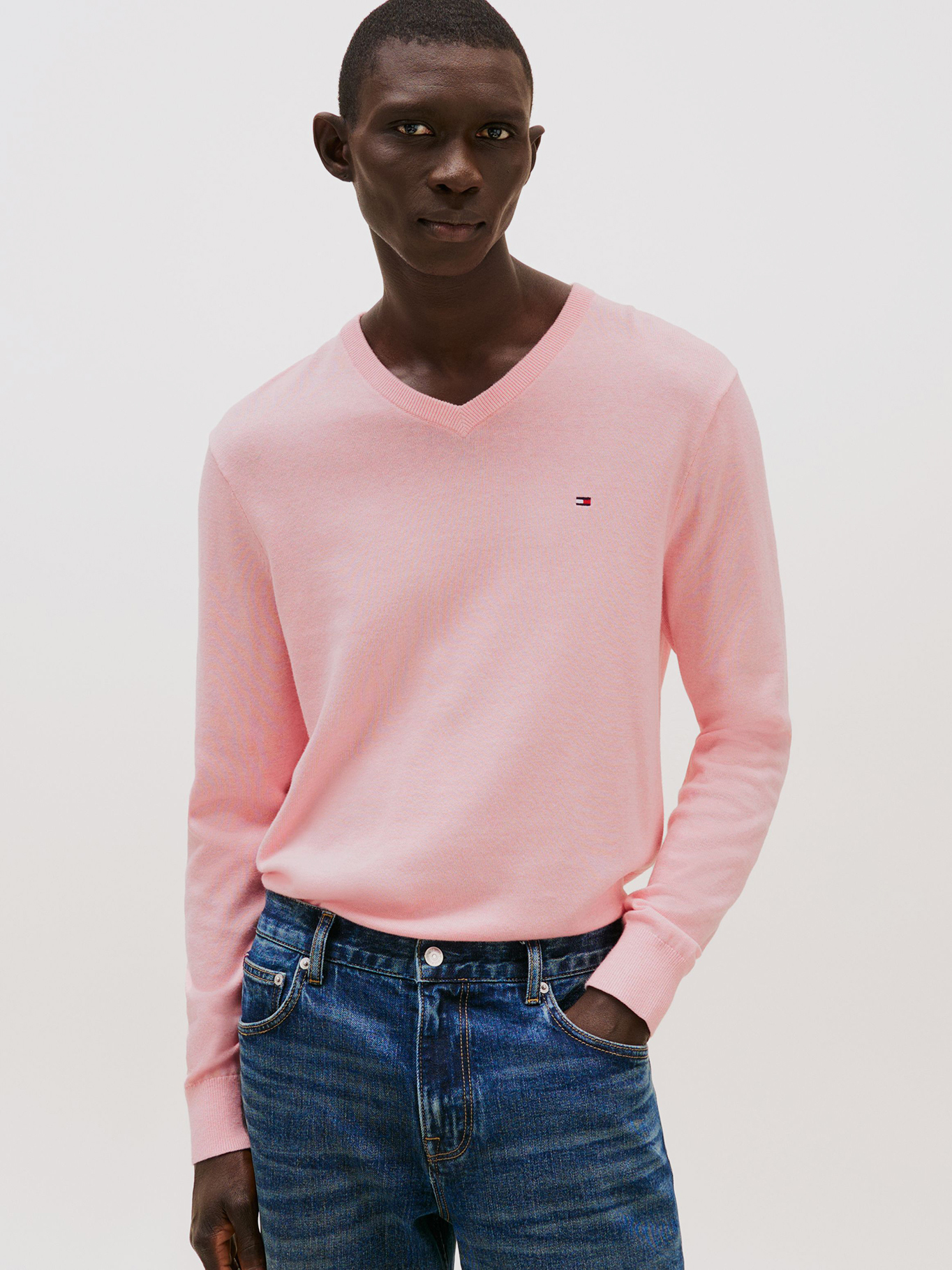 SWEATER BASICO SIGNATURE V-NECK - 1