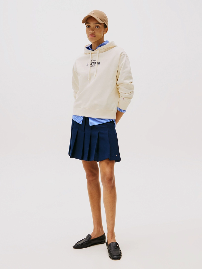 POLERON HOODIE CON LOGO BORDADO - 2