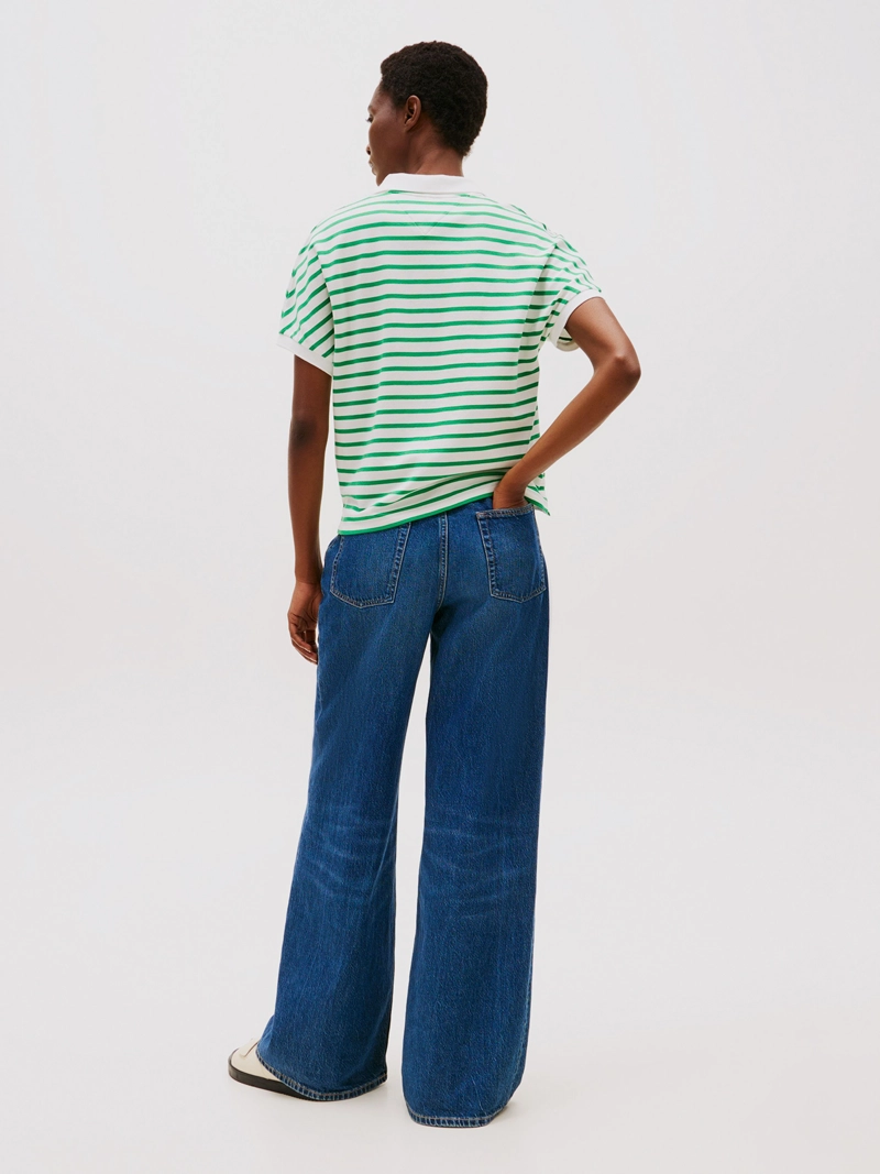 POLO SOLID CON LOGO RELAXED FIT - 3