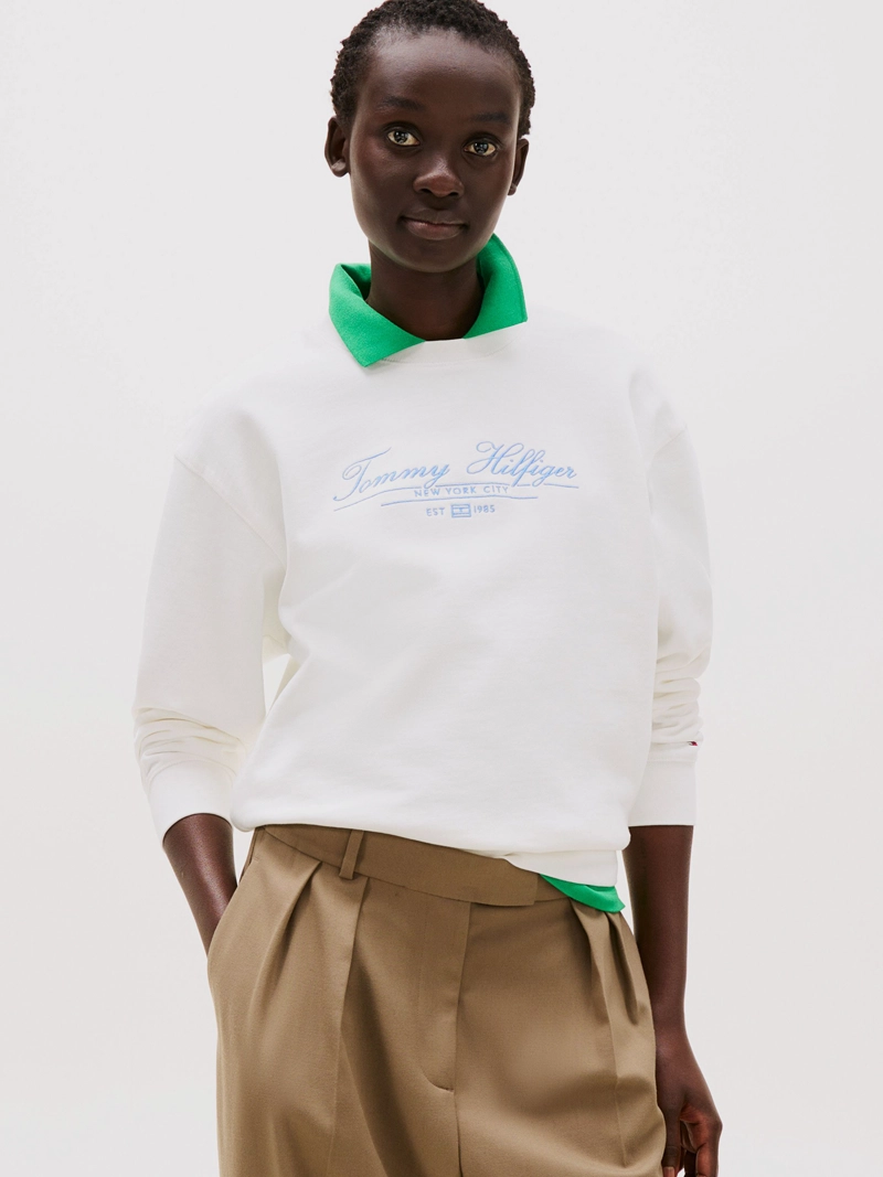 POLERON DE CUELLO REDONDO CON LOGO - 1