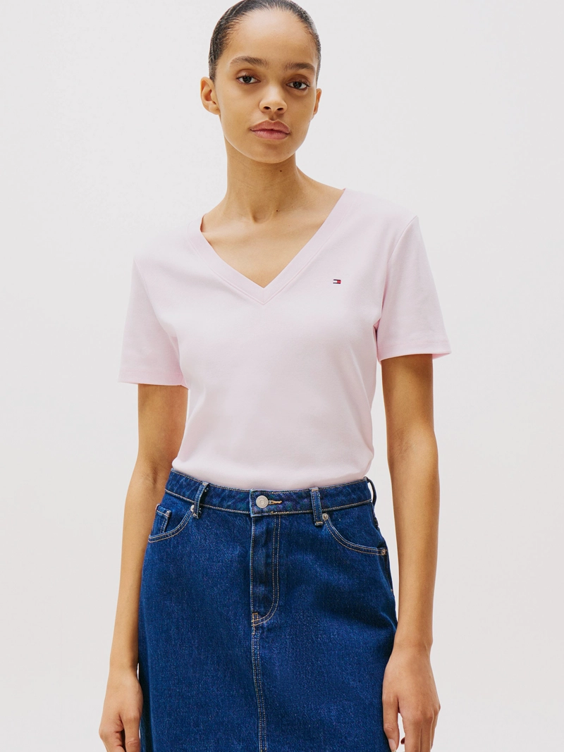POLERA V-NECK SLIM FIT - 1
