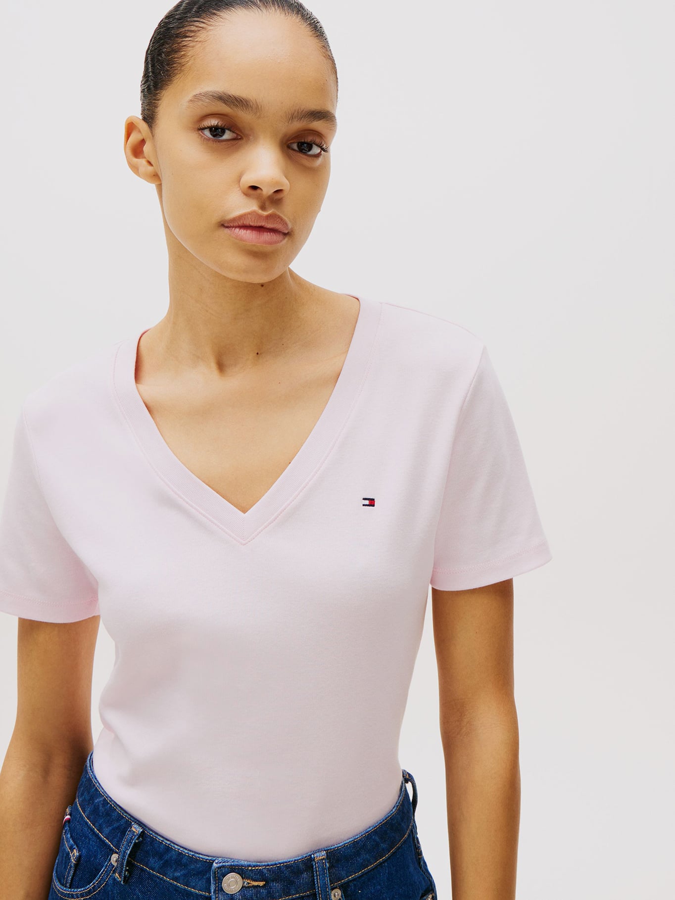 POLERA V-NECK SLIM FIT - 4