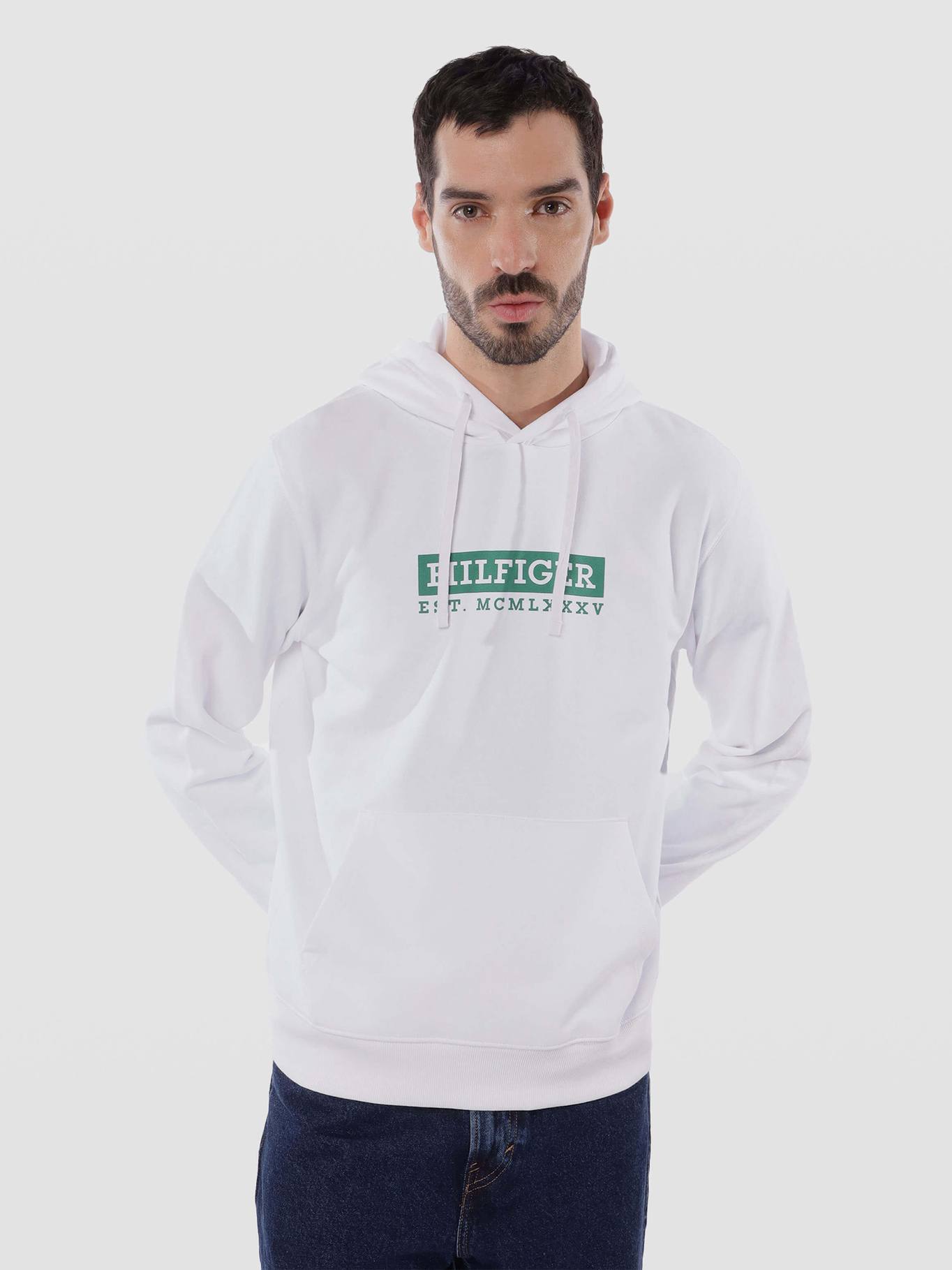 POLERON HOODIE COLOUR TO COLOUR LOGO - 1