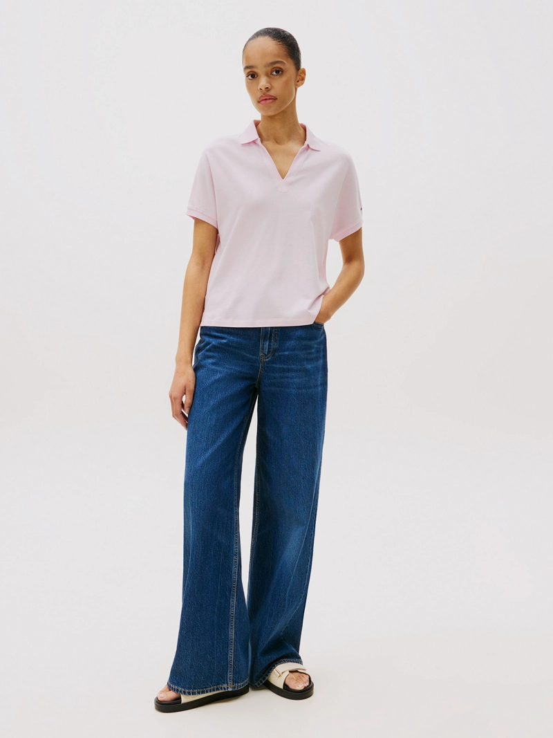 POLO SOLID CON LOGO RELAXED FIT - 2