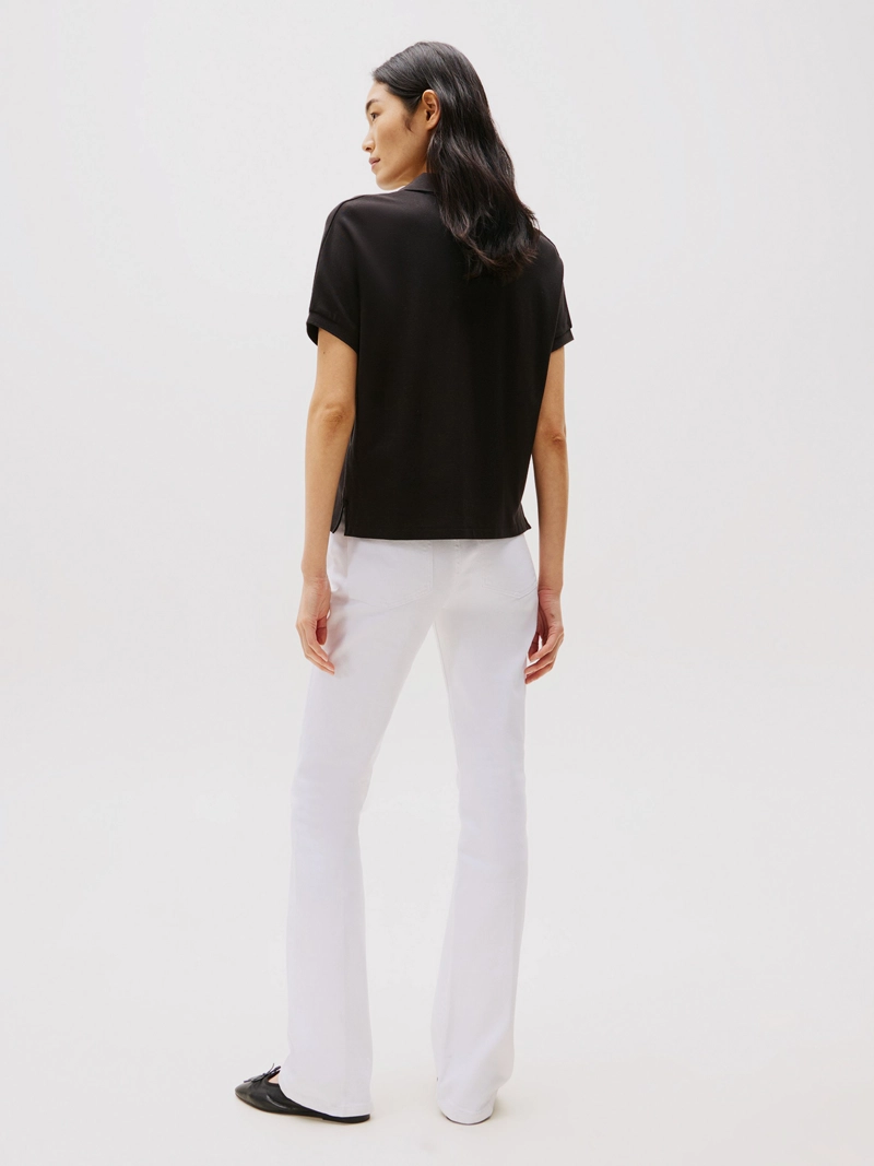 POLO SOLID CON LOGO RELAXED FIT - 3