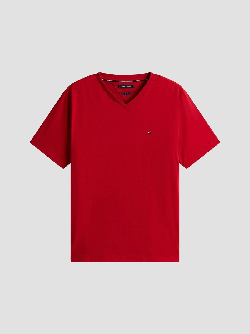 POLERA ESSENTIAL V-NECK REGULAR FIT - 5