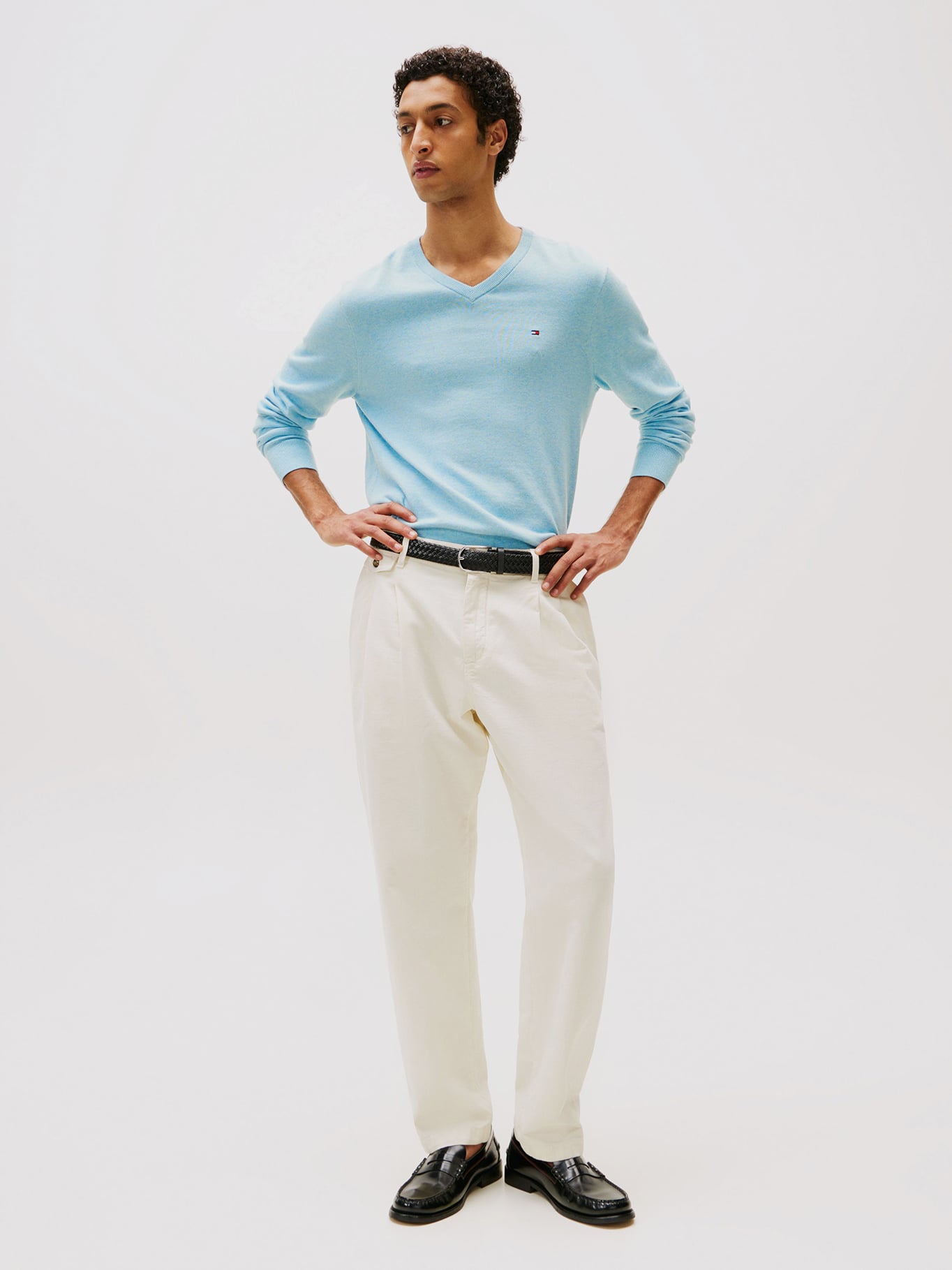SWEATER BASICO SIGNATURE V-NECK - 2