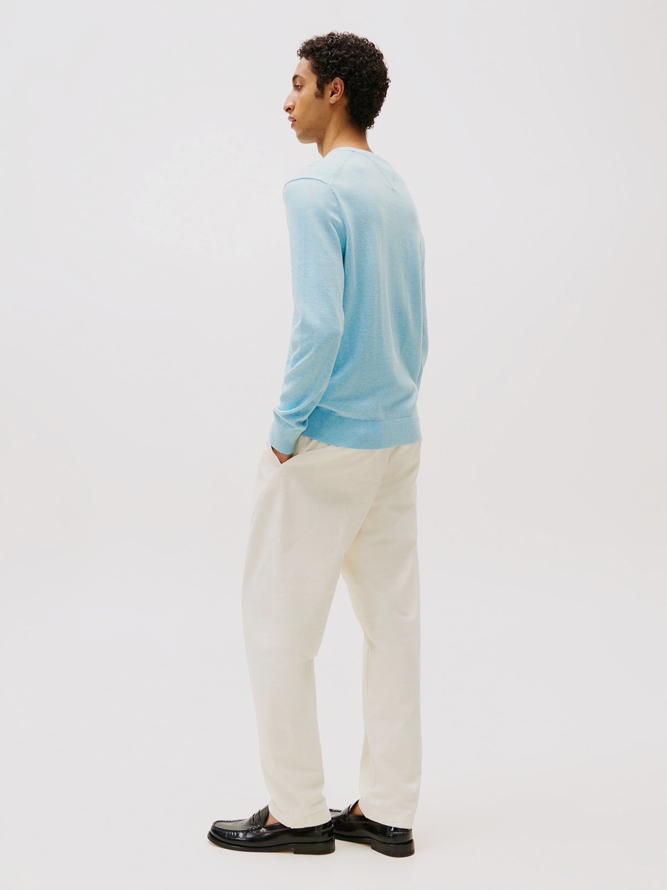 SWEATER BASICO SIGNATURE V-NECK - 3
