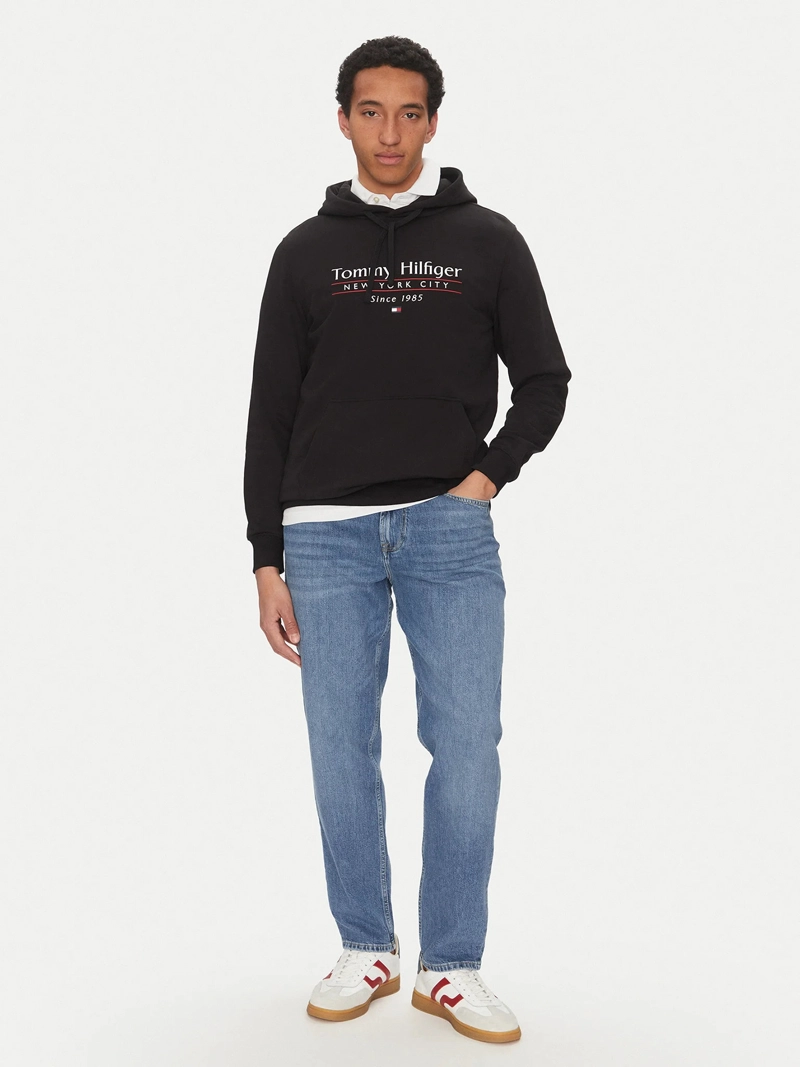 POLERON HOODIE CENTER STACK LOGO - 2