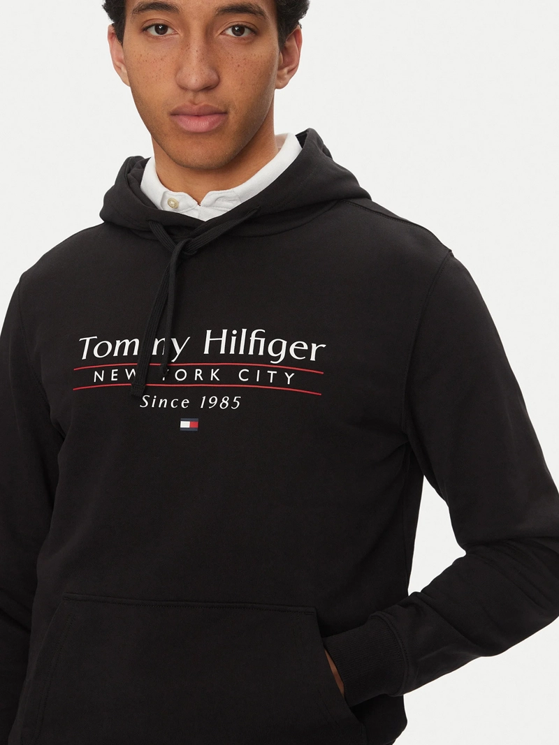 POLERON HOODIE CENTER STACK LOGO - 4