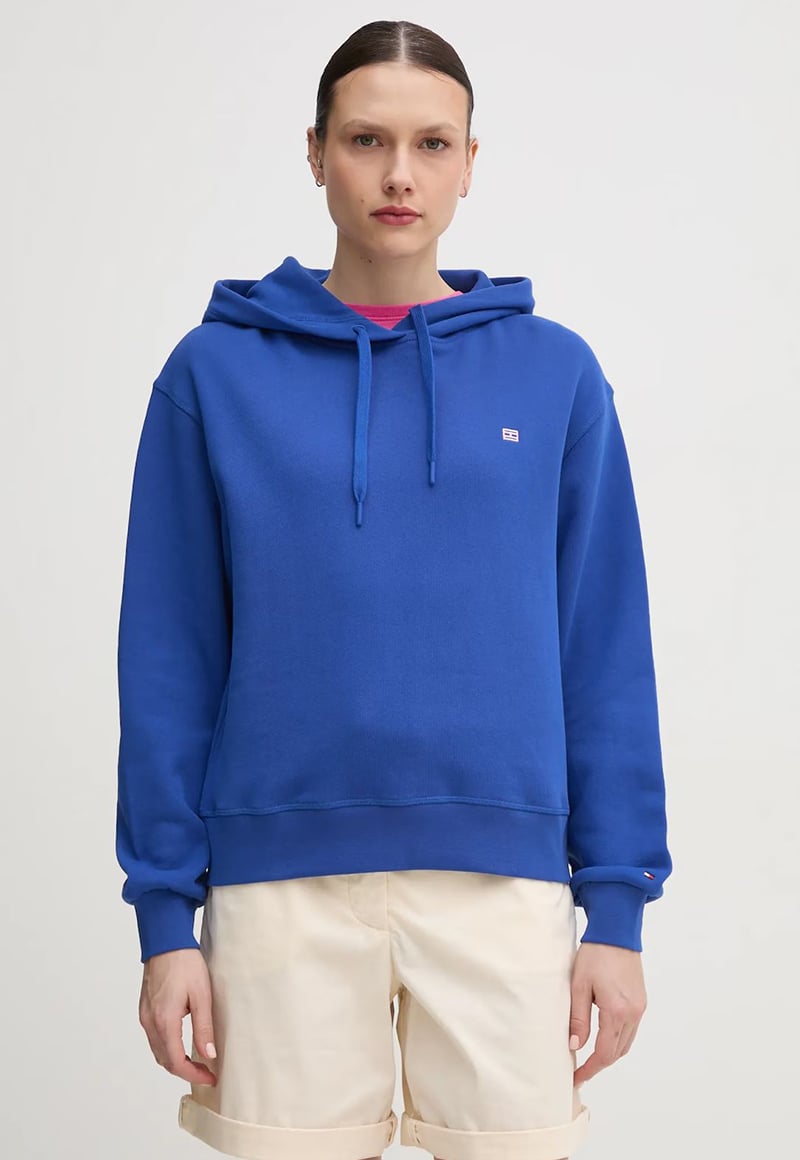 POLERON HOODIE CONTRAST FLAG LOGO - 1