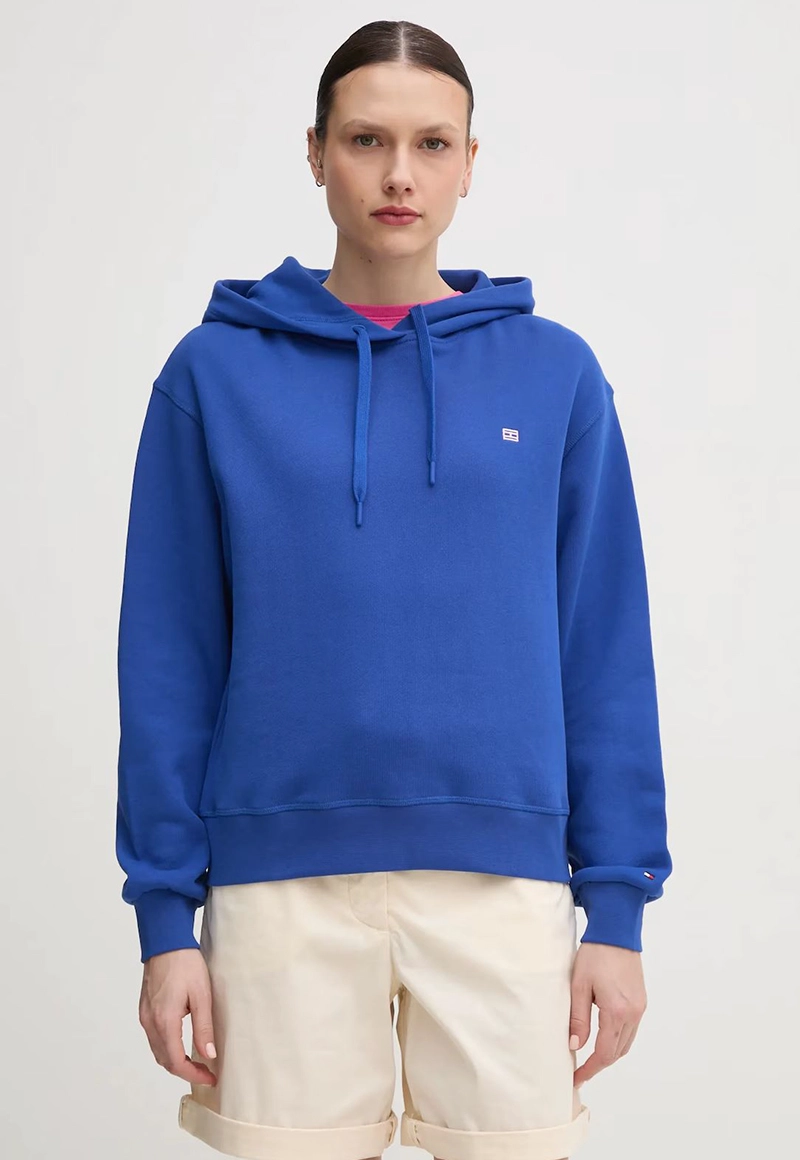 POLERON HOODIE CONTRAST FLAG LOGO - 1