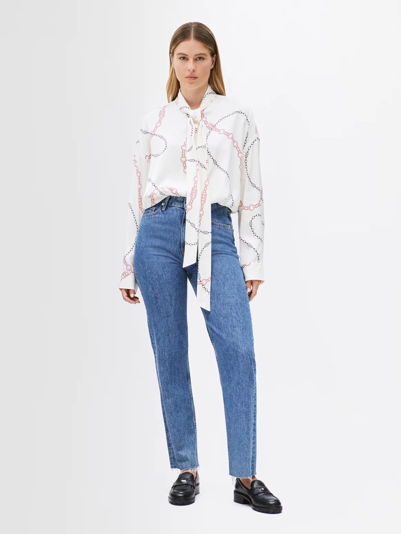 BLUSA ESTAMPADA DE VISCOSA - 1