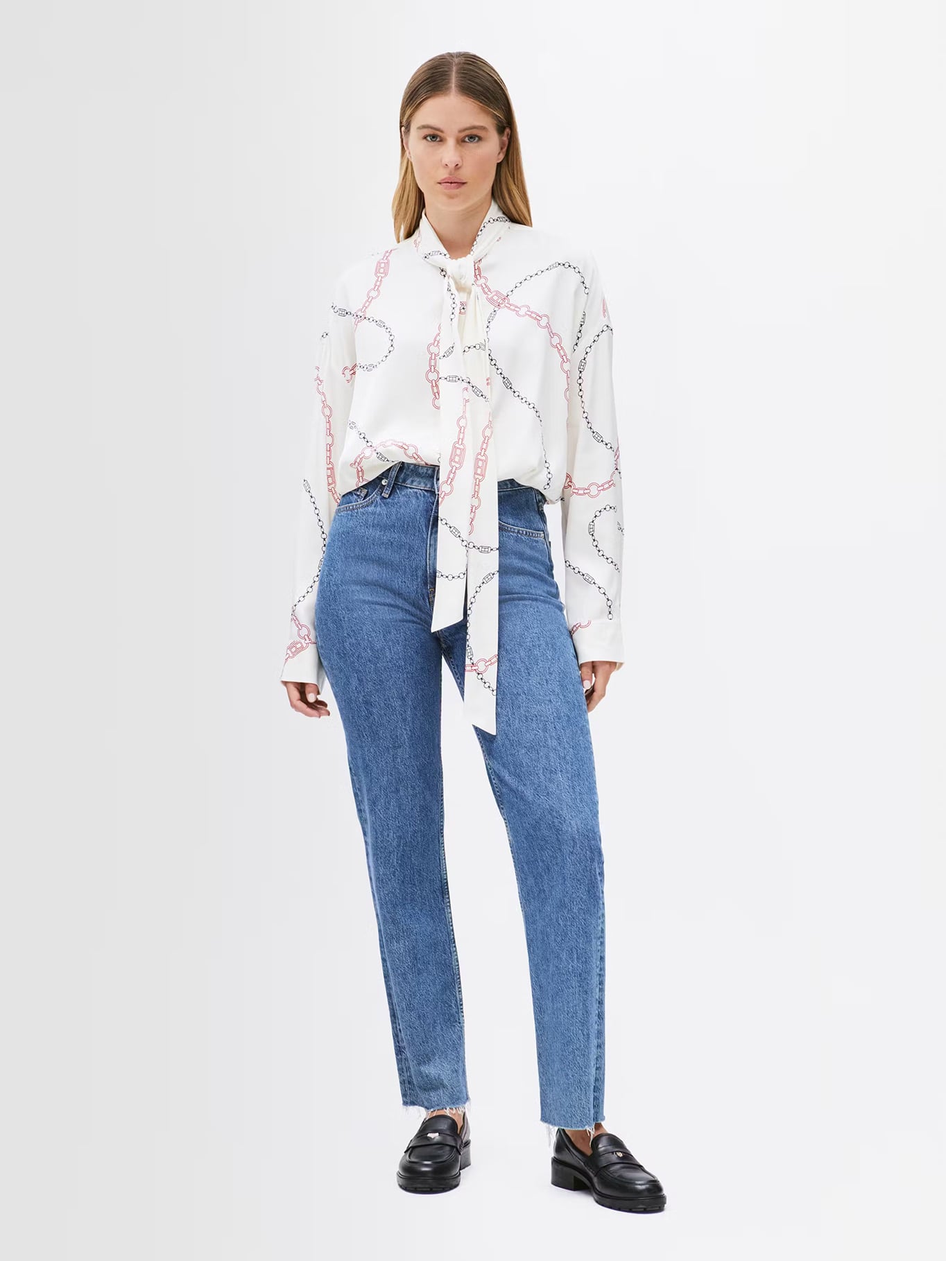 BLUSA ESTAMPADA DE VISCOSA - 1