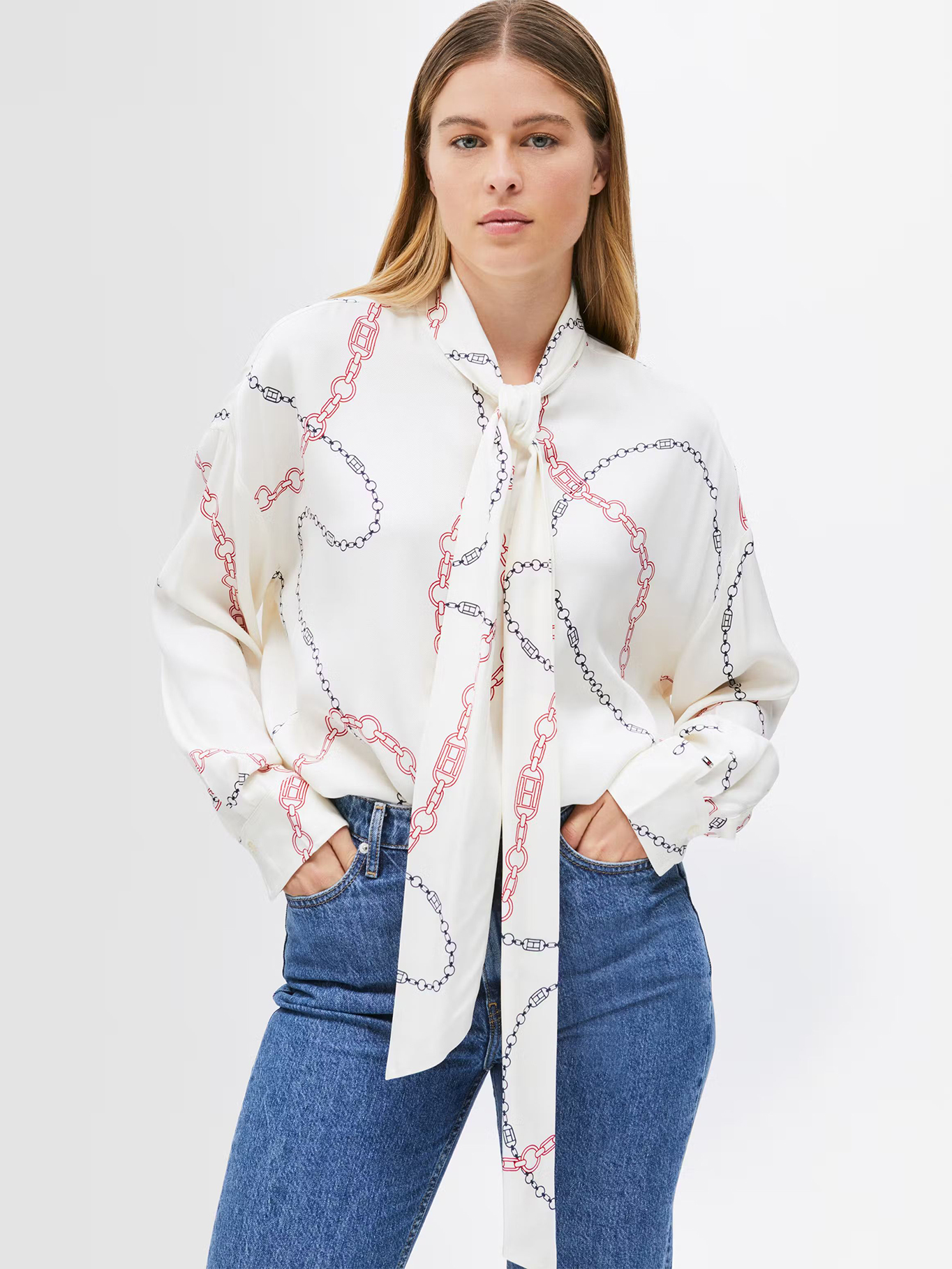 BLUSA ESTAMPADA DE VISCOSA - 4