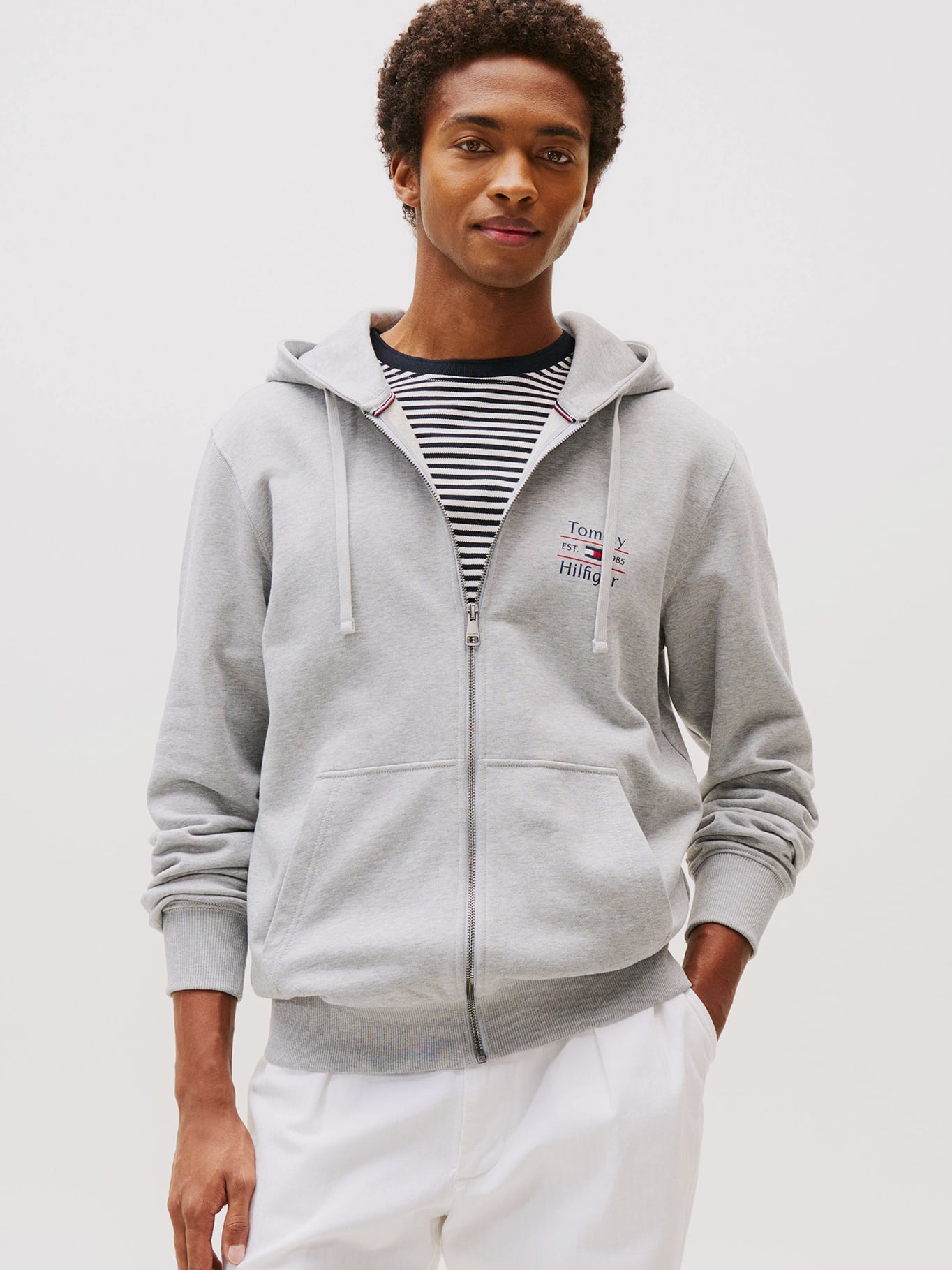 POLERON HOODIE CON CIERRE - 1