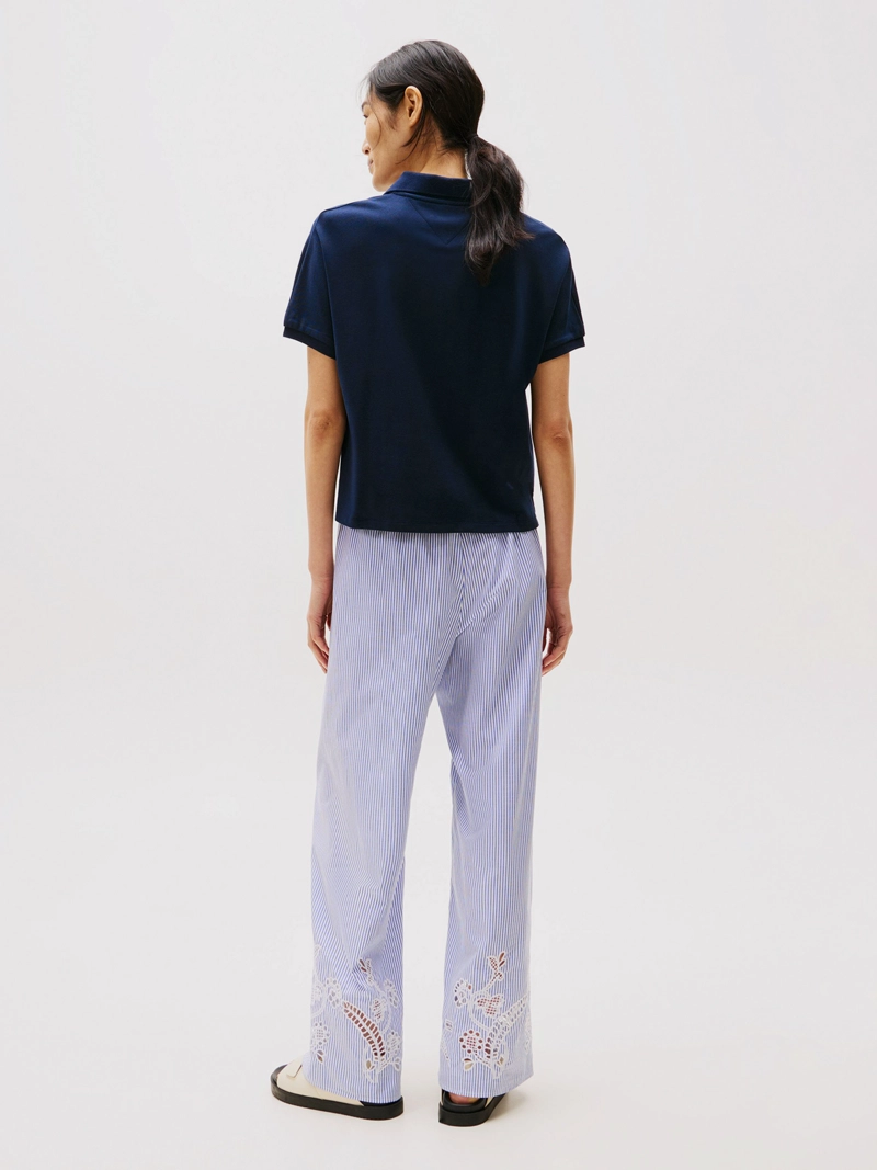 POLO SOLID CON LOGO RELAXED FIT - 3
