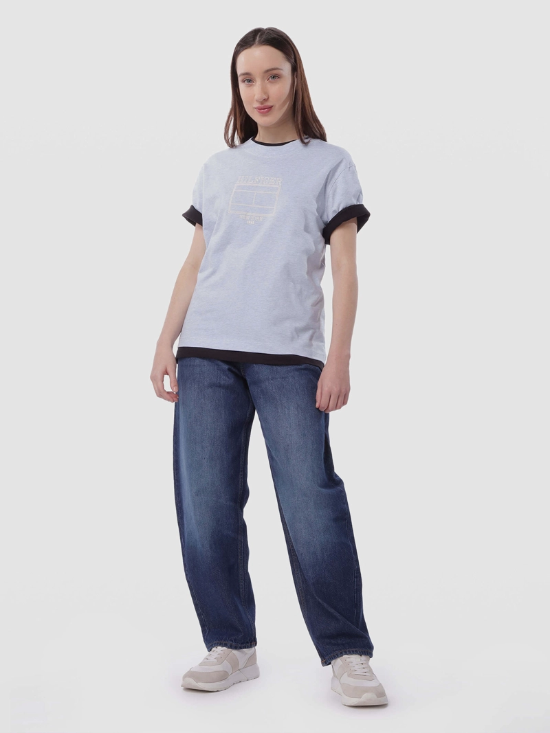 POLERA OUTLINE FLAG LOGO RELAXED FIT - 2