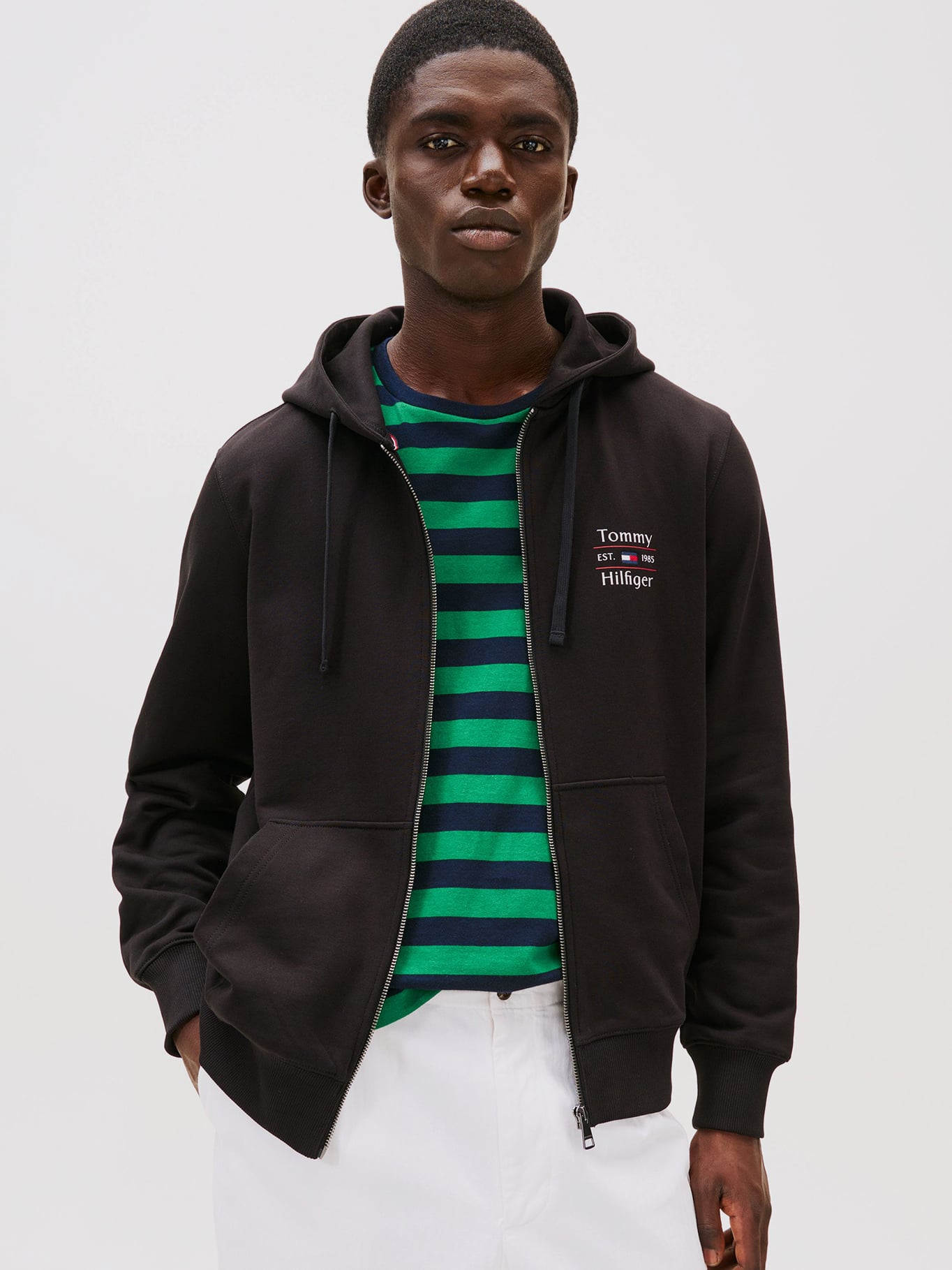 POLERON HOODIE CON CIERRE - 1