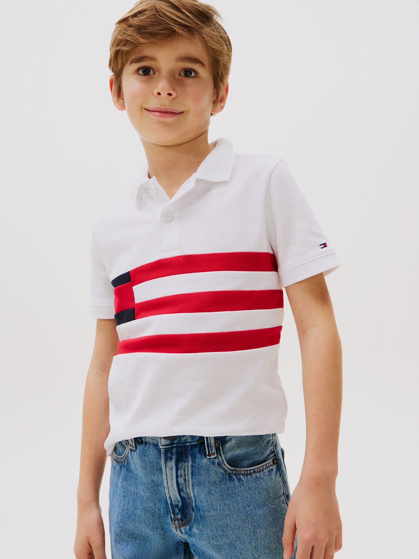 POLO COLORBLOCK CON LOGO - 1