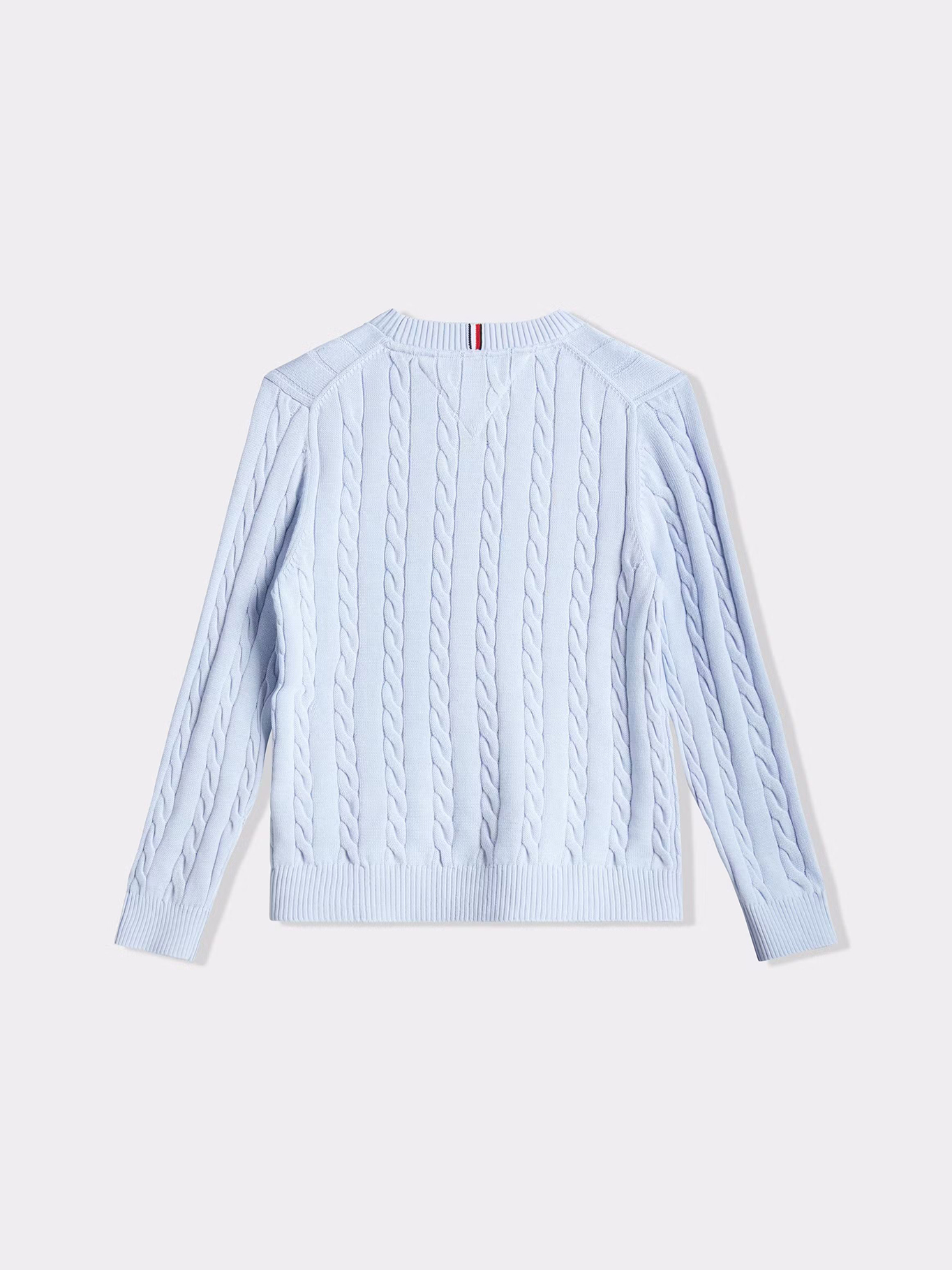 SWEATER TRENZADO CON CUELLO REDONDO - 5