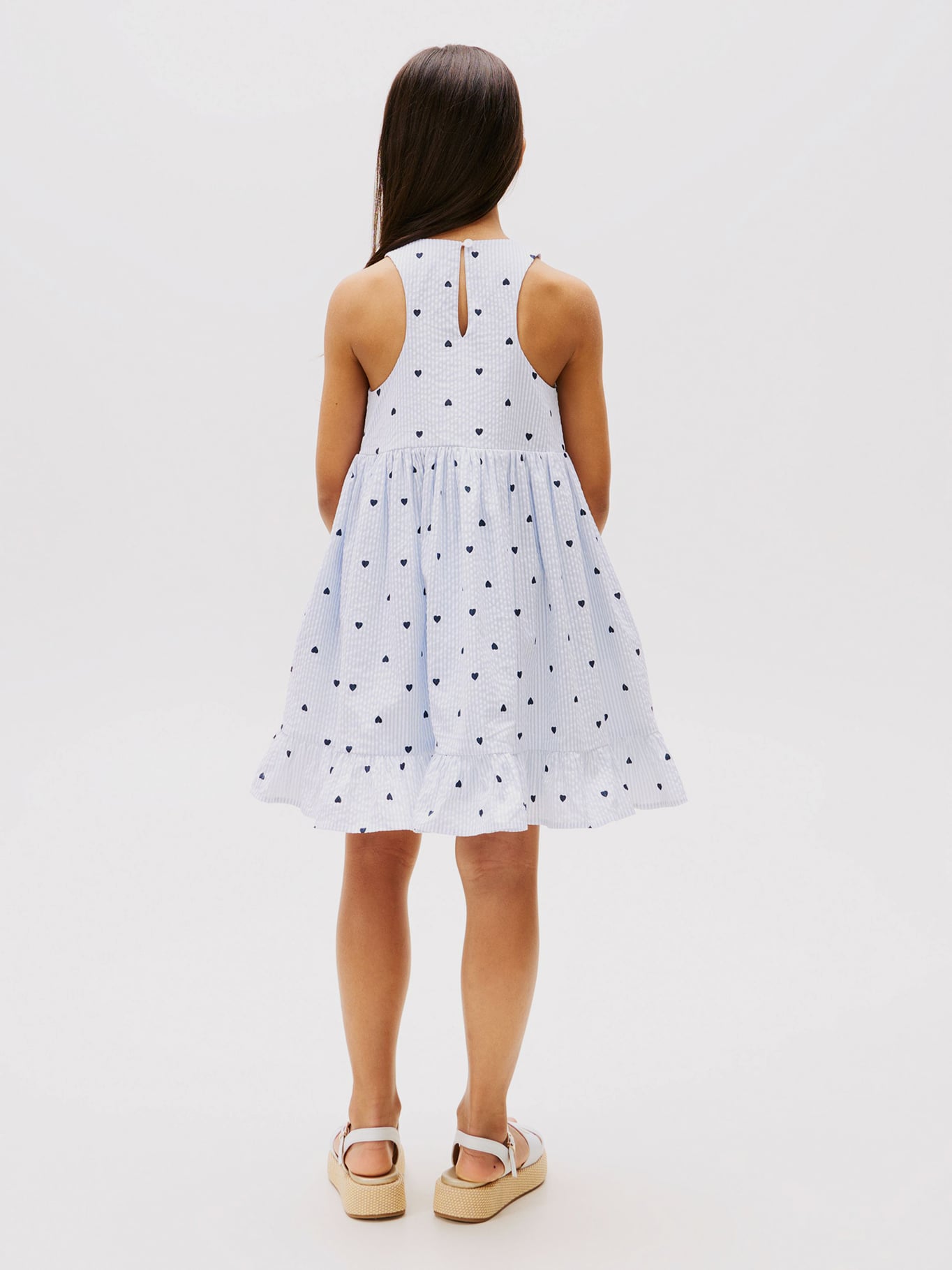VESTIDO SIN MANGAS CON PRINT DE CORAZONES - 2
