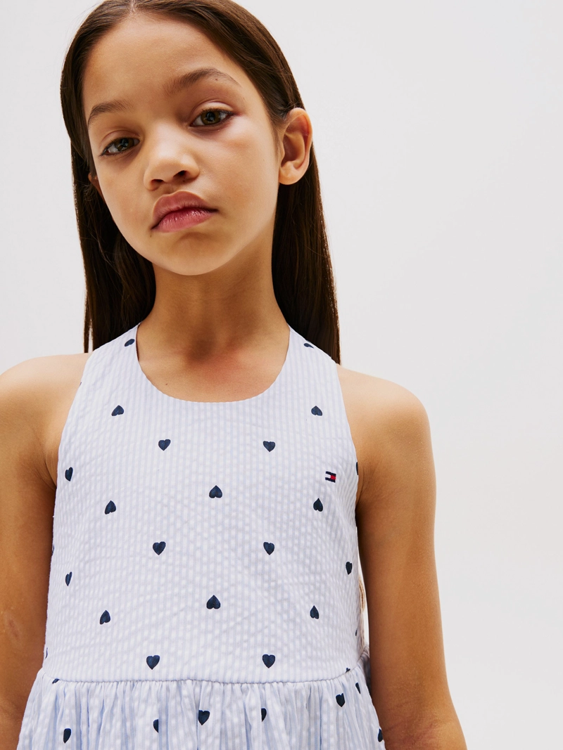 VESTIDO SIN MANGAS CON PRINT DE CORAZONES - 4