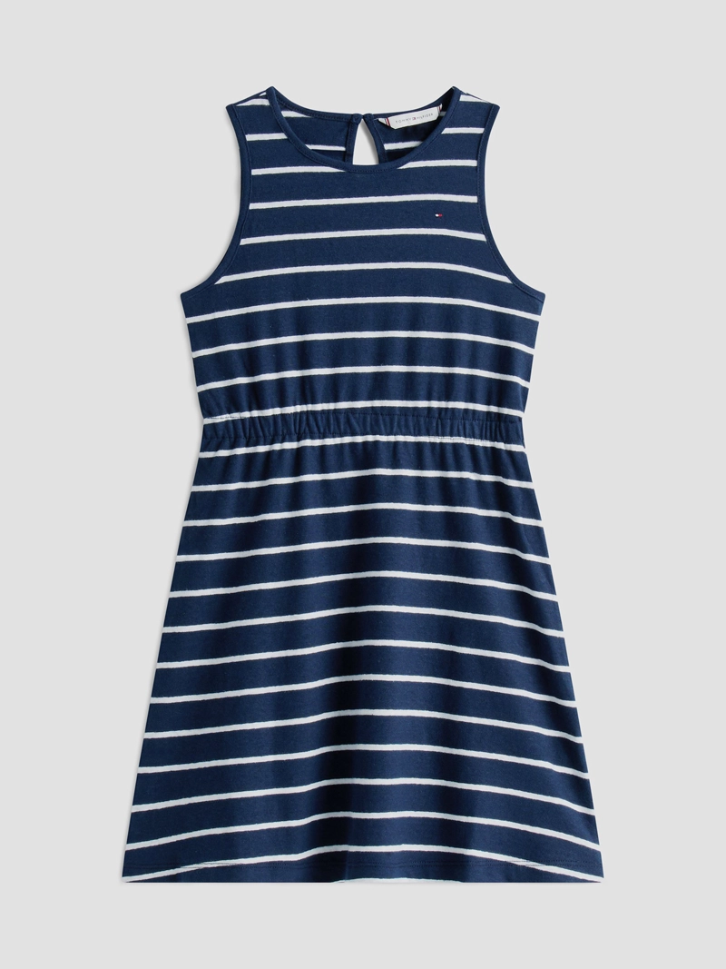VESTIDO SIN MANGAS EN MEZCLA DE LINO - 5