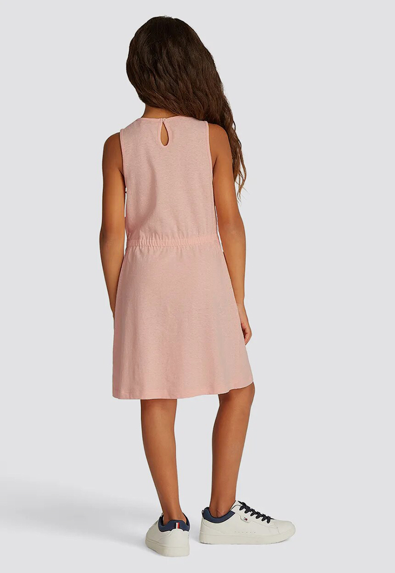 VESTIDO SIN MANGAS EN MEZCLA DE LINO - 2