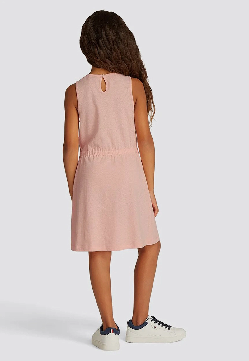 VESTIDO SIN MANGAS EN MEZCLA DE LINO - 2