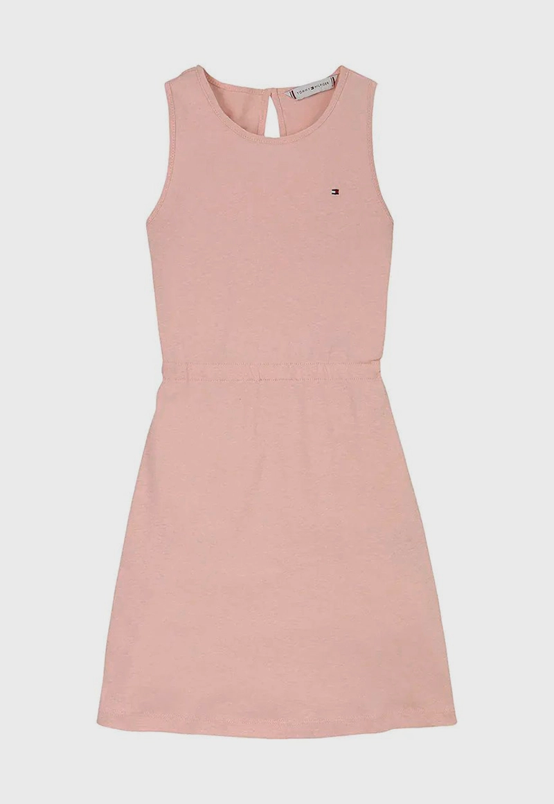 VESTIDO SIN MANGAS EN MEZCLA DE LINO - 4