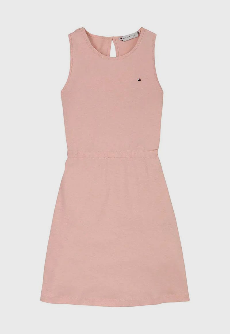 VESTIDO SIN MANGAS EN MEZCLA DE LINO - 4