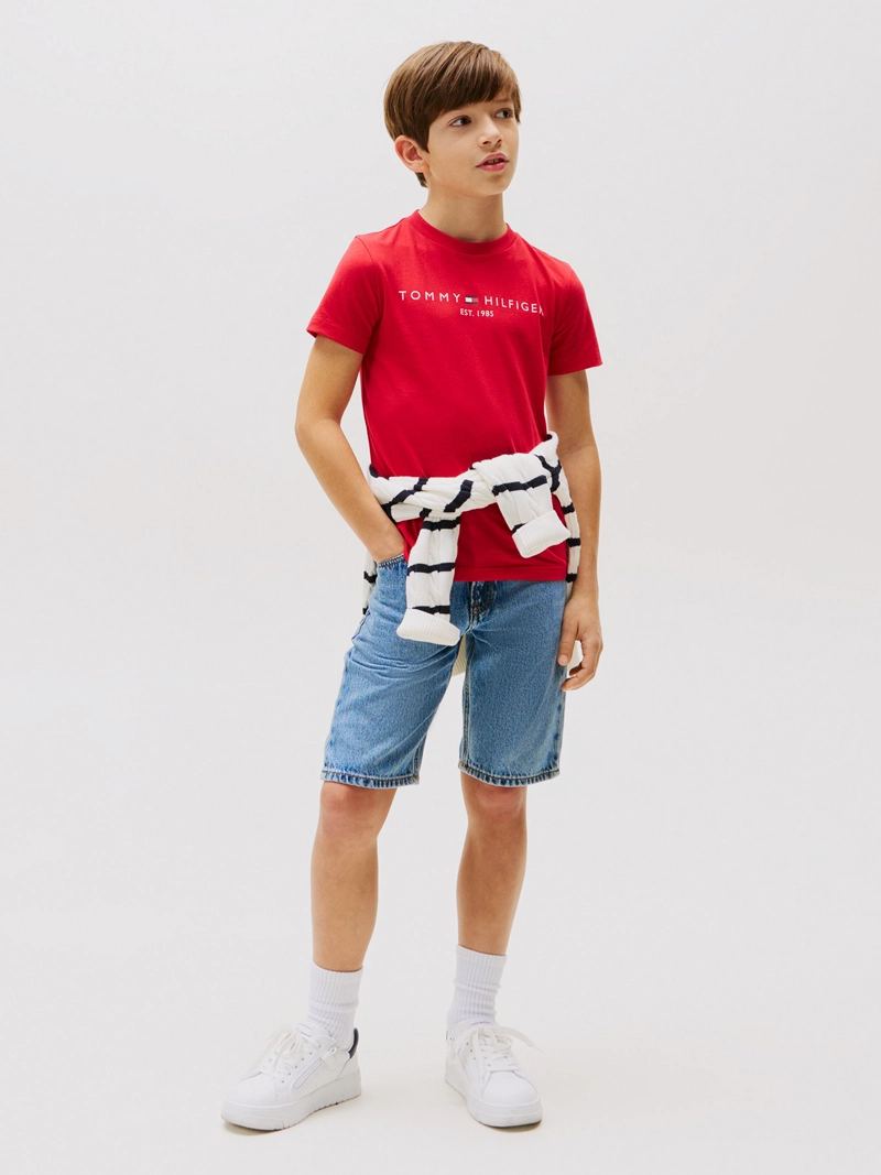 POLERA DE NIÑO ESSENTIAL CON LOGO - 2