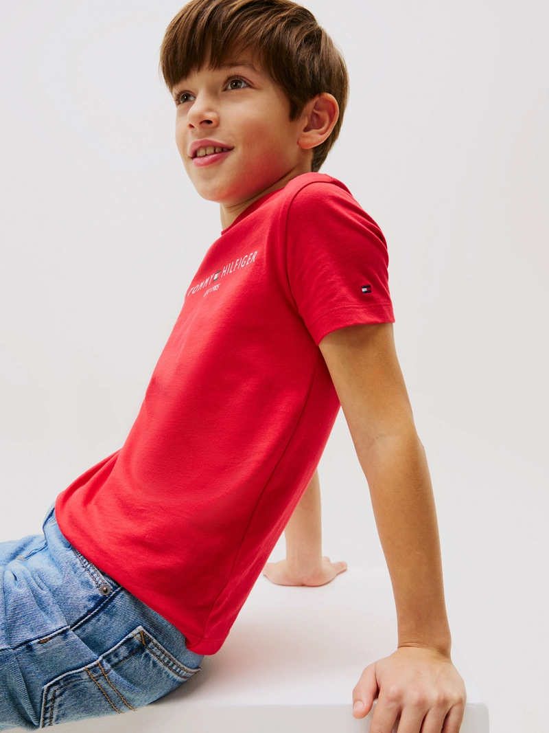 POLERA DE NIÑO ESSENTIAL CON LOGO - 4