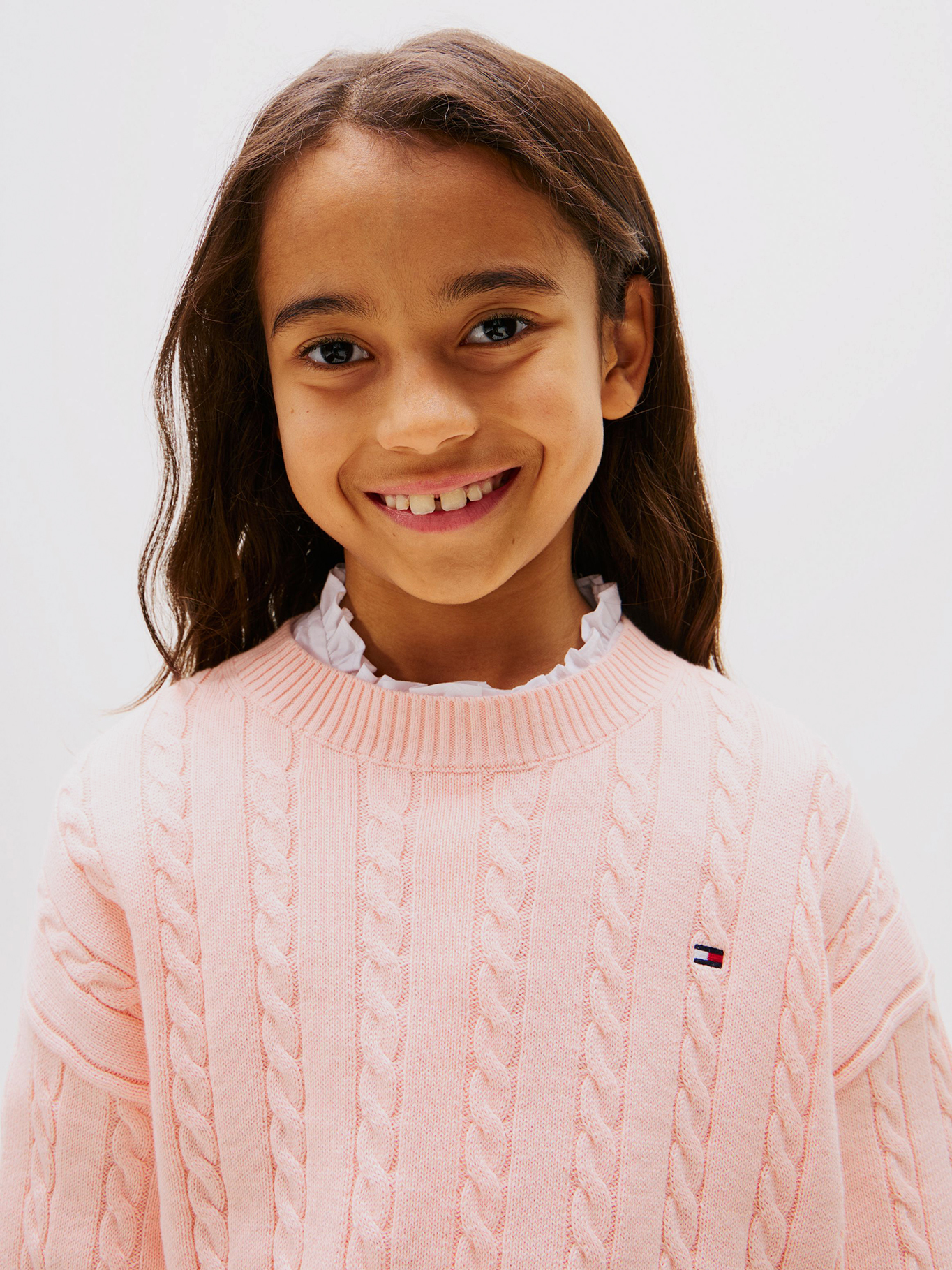 SWEATER DE NIÑA DE PUNTO TRENZADO - 4