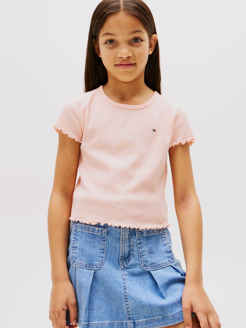 POLERA ESSENTIAL CON VUELOS - 1