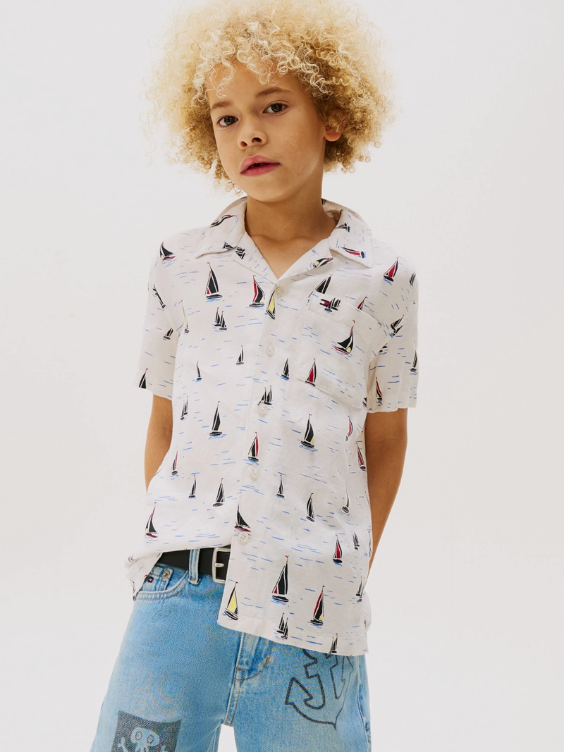 CAMISA DE MANGA CORTA ESTAMPADA - 1