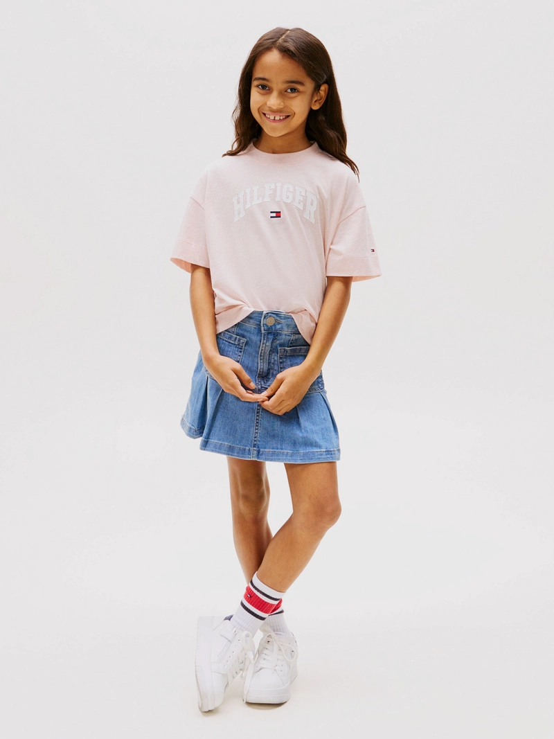 POLERA JASPEADA CON LOGO VARSITY - 2