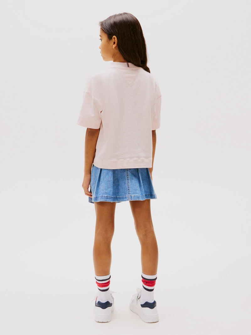 POLERA JASPEADA CON LOGO VARSITY - 3