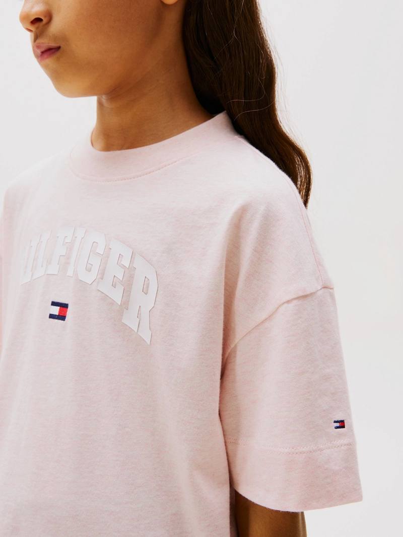 POLERA JASPEADA CON LOGO VARSITY - 4