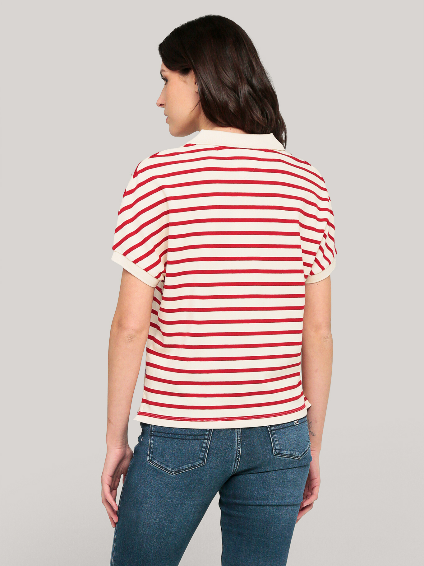 POLO SOLID CON LOGO RELAXED FIT - 4
