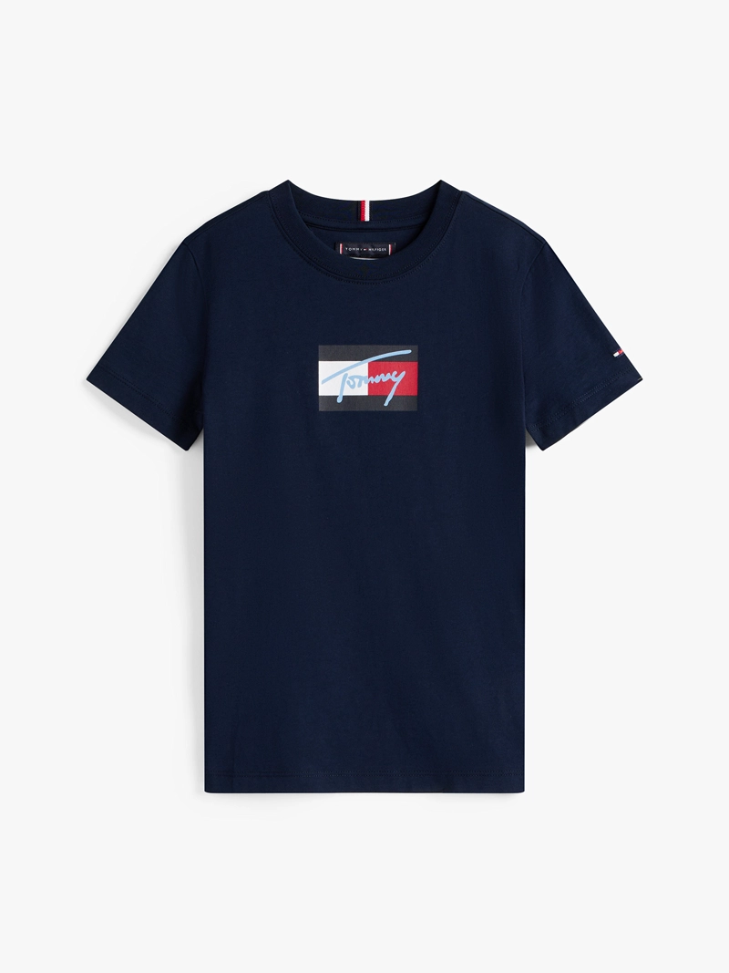 POLERA SCRIPT FLAG LOGO - 5
