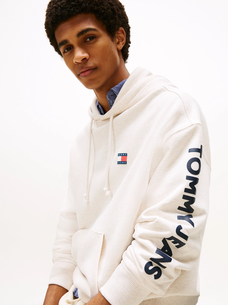 POLERON HOODIE CROPPED CON LOGO - 4