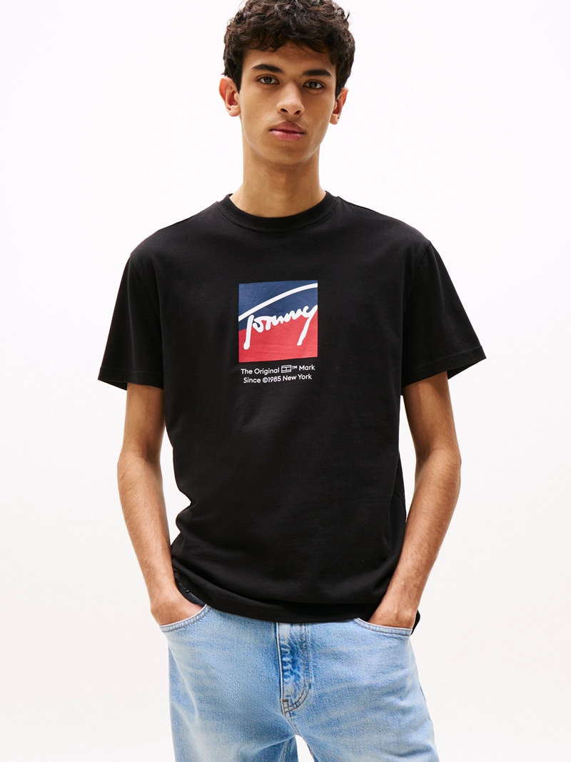 POLERA CON LOGO DISTINTIVO REGULAR FIT - 1