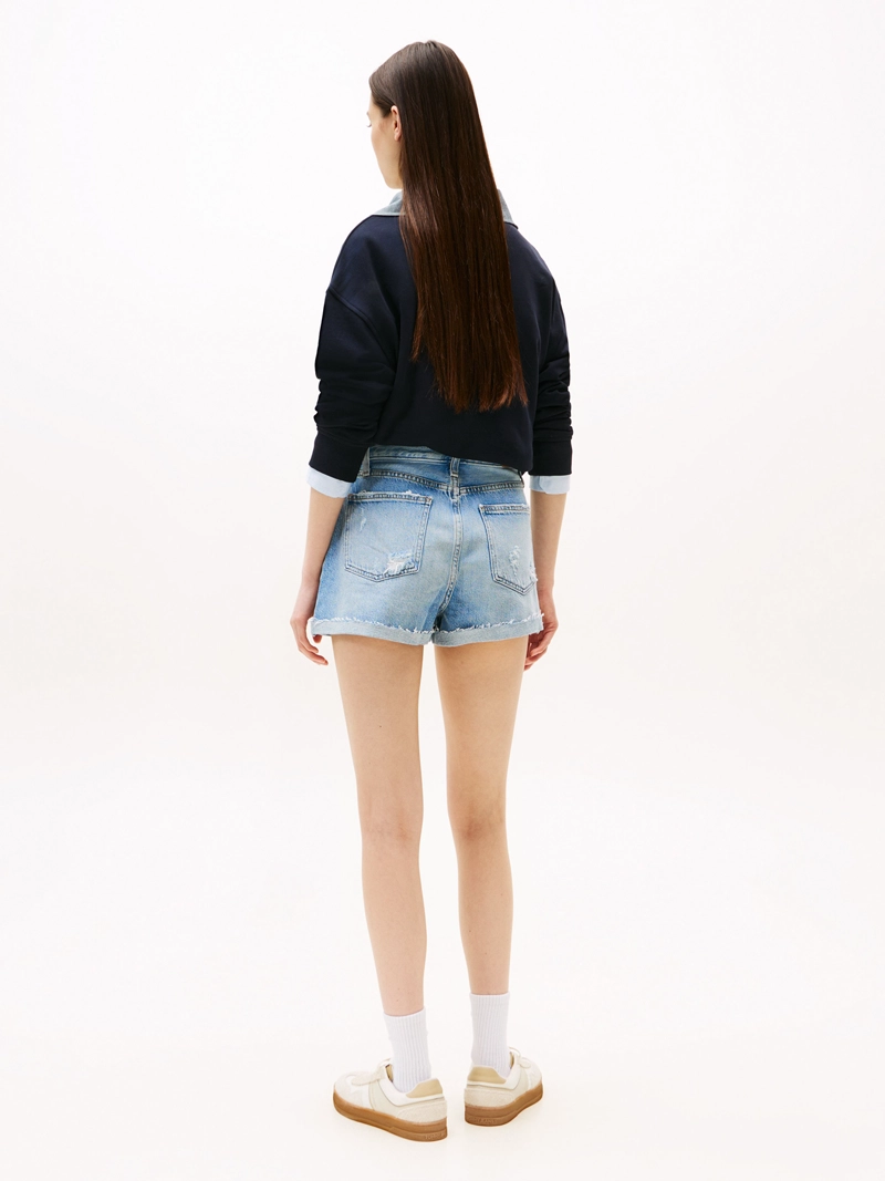 SHORTS DENIM CON LOGO - 3