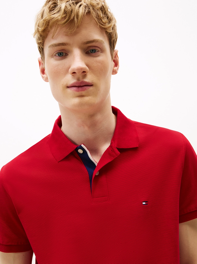 POLO A CONTRASTE CON LOGO REGULAR FIT - 4