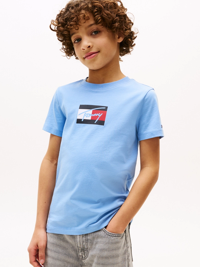 POLERA SCRIPT FLAG LOGO - 1