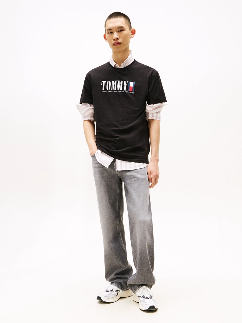 POLERA C-NECK CON LOGO REGULAR FIT - 2