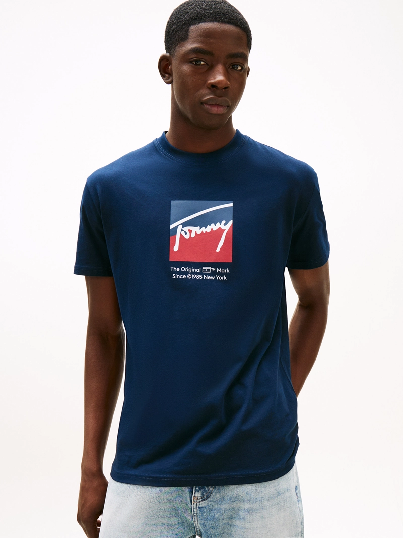 POLERA CON LOGO DISTINTIVO REGULAR FIT - 1